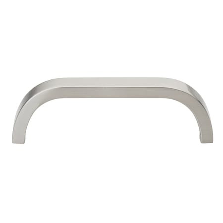 Gliderite Hardware 3-3/4 in. Center to Center Curved Bar Pull Satin Nickel 4843-96-SN-1